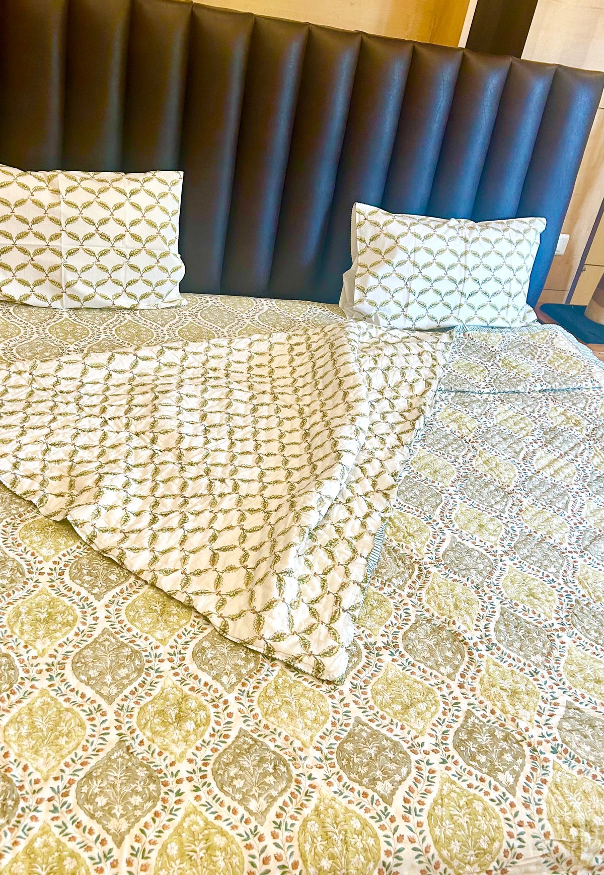 Welcome to the jungle- Handblock printed bedsheet