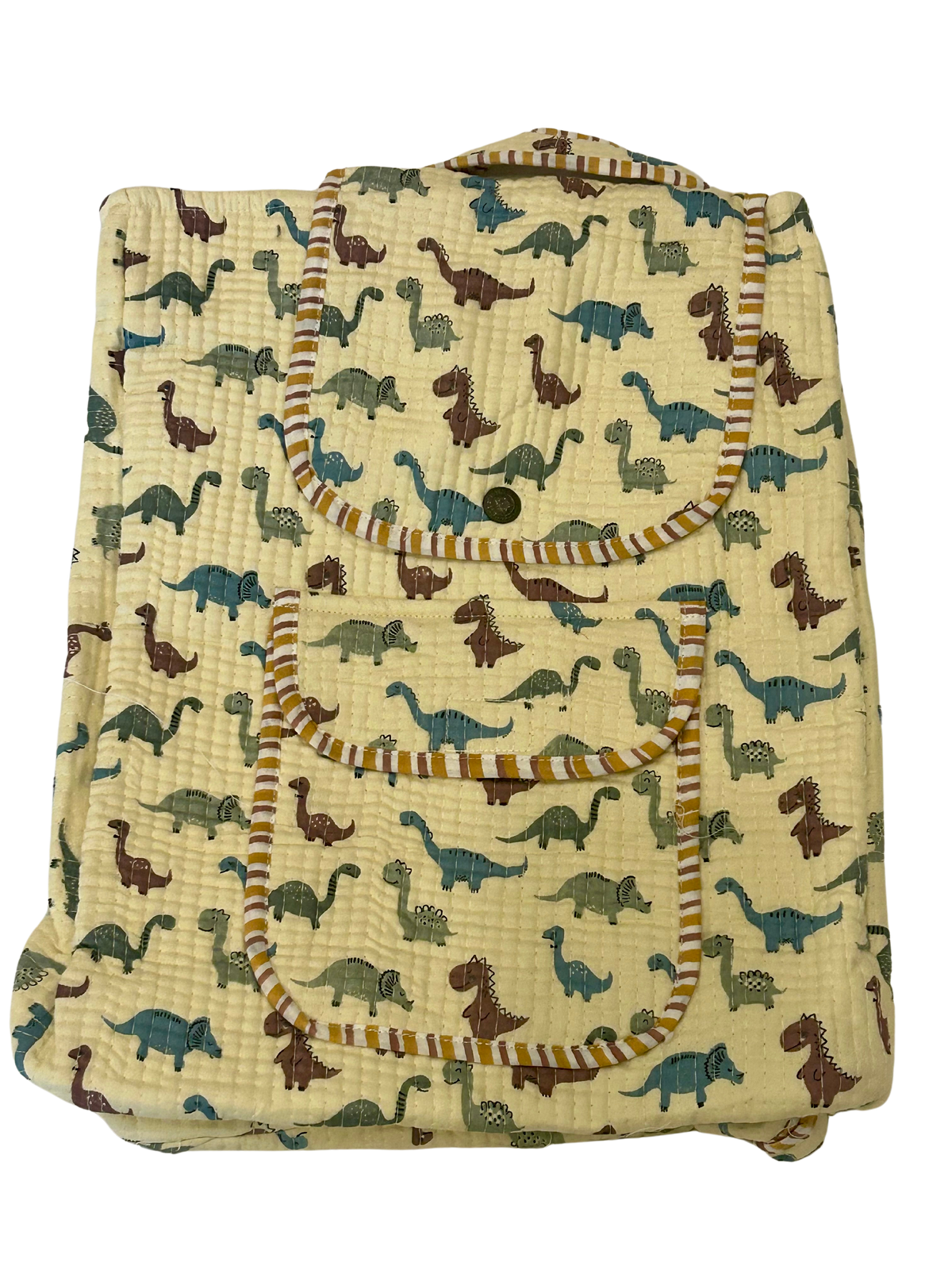 Handblock printed 100% eco friendly( plastic free) kids school bags