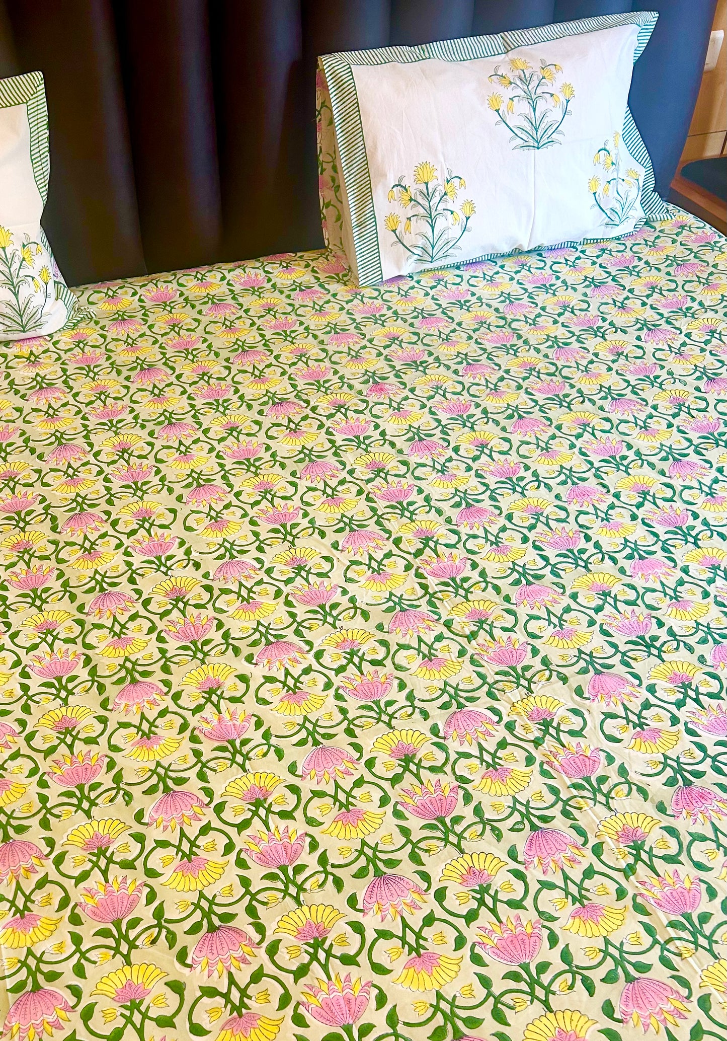 Bundle Of Joy Handblock bedsheet