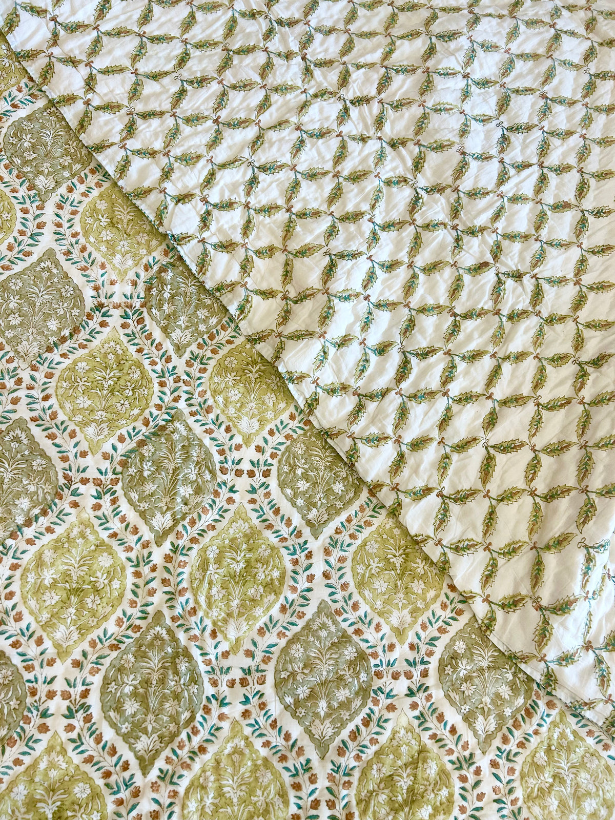 Welcome to the jungle- Handblock printed bedsheet