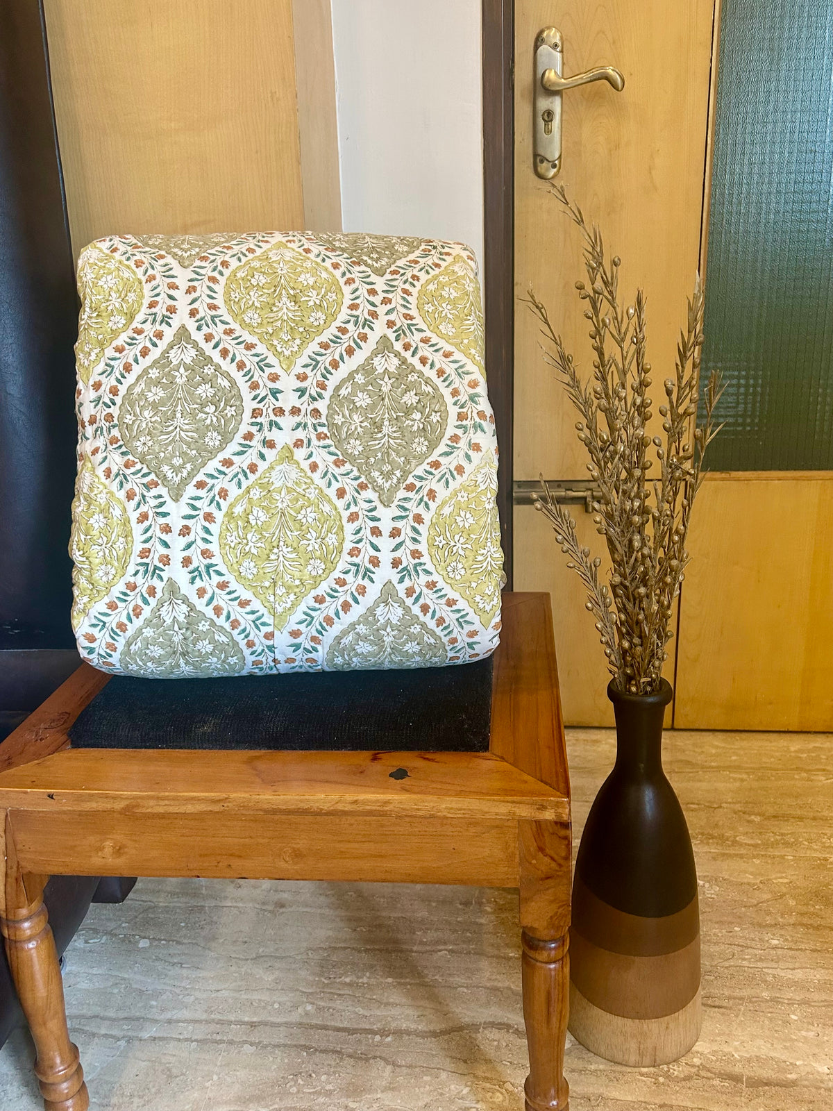 HANDBLOCK PRINT PURE MULMUL COTTON QUILT