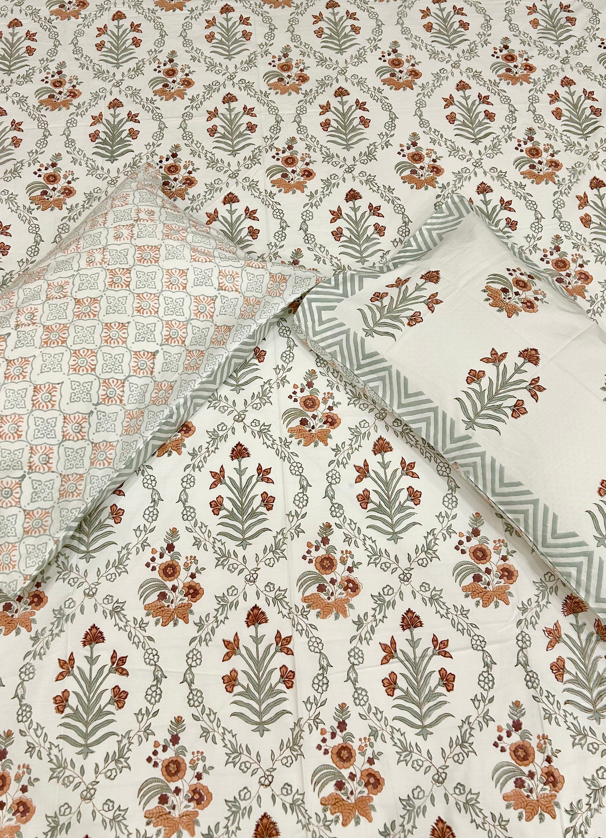 HANDBLOCK PRINT PURE MULMUL COTTON QUILT
