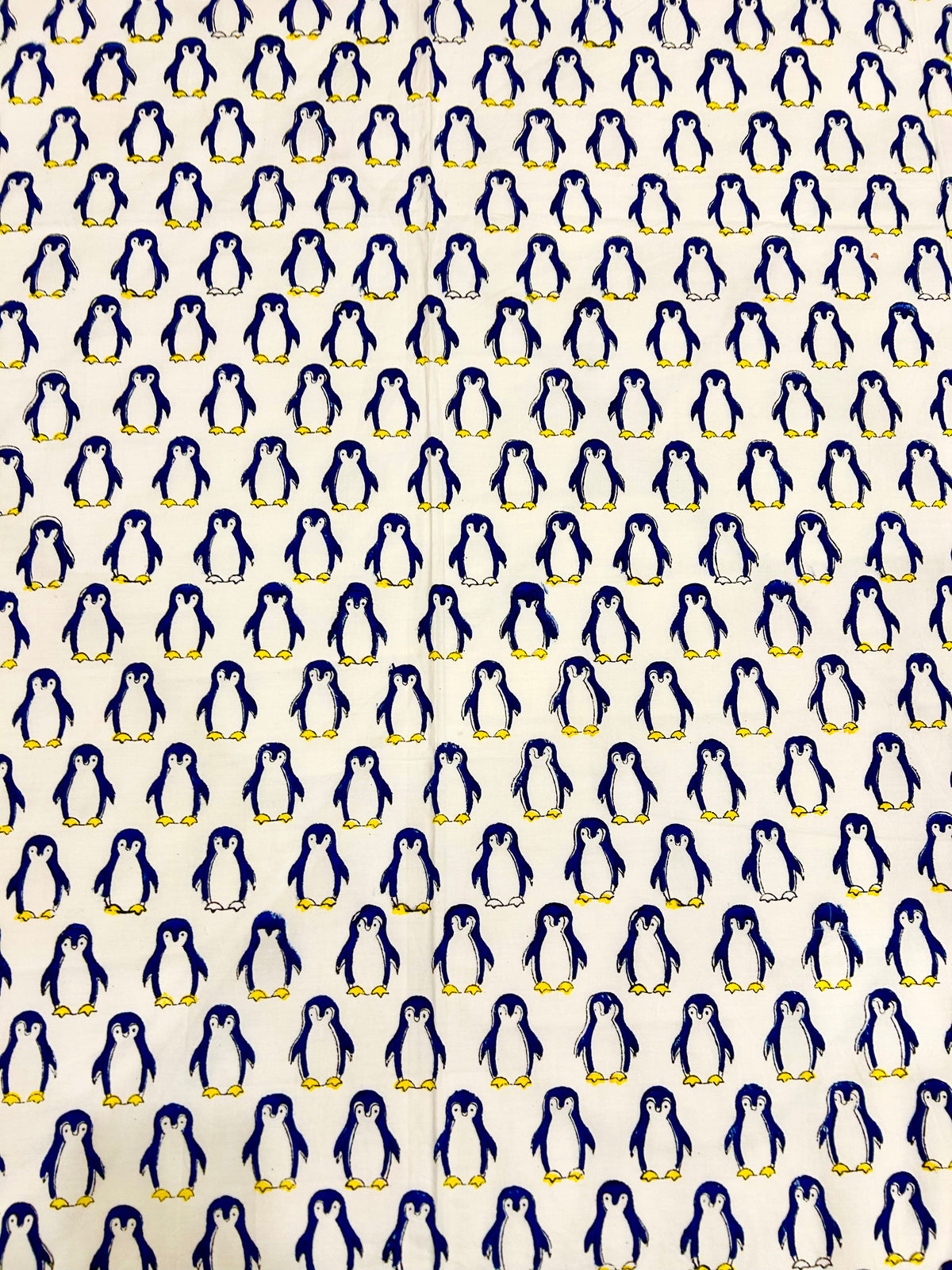 Penguin cult Handblock Printed Bedsheet